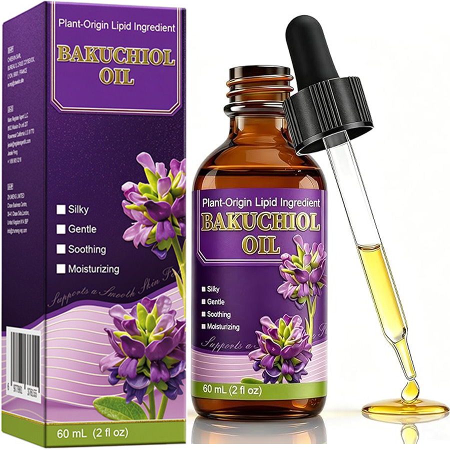 Bakuchiol Retinol Alternative - Minyak Wajah Anti-Penuaan Bakuchiol 60ml -