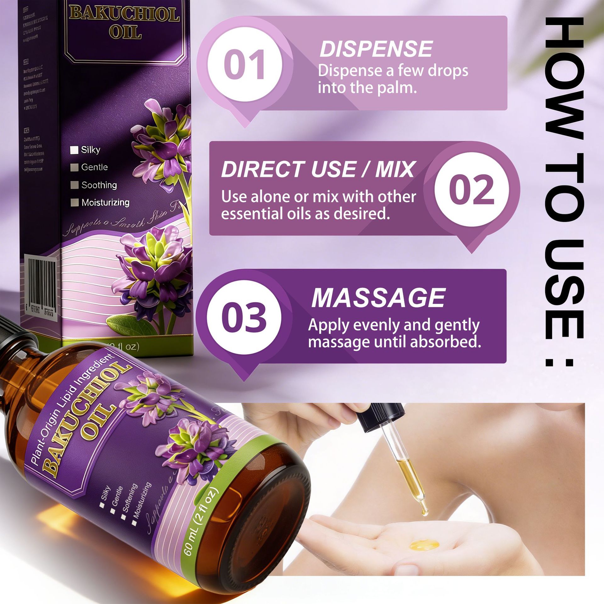 Minyak Wajah Anti-Penuaan Baku - Bakuchiol Retinol Alternative ulasan dan harga