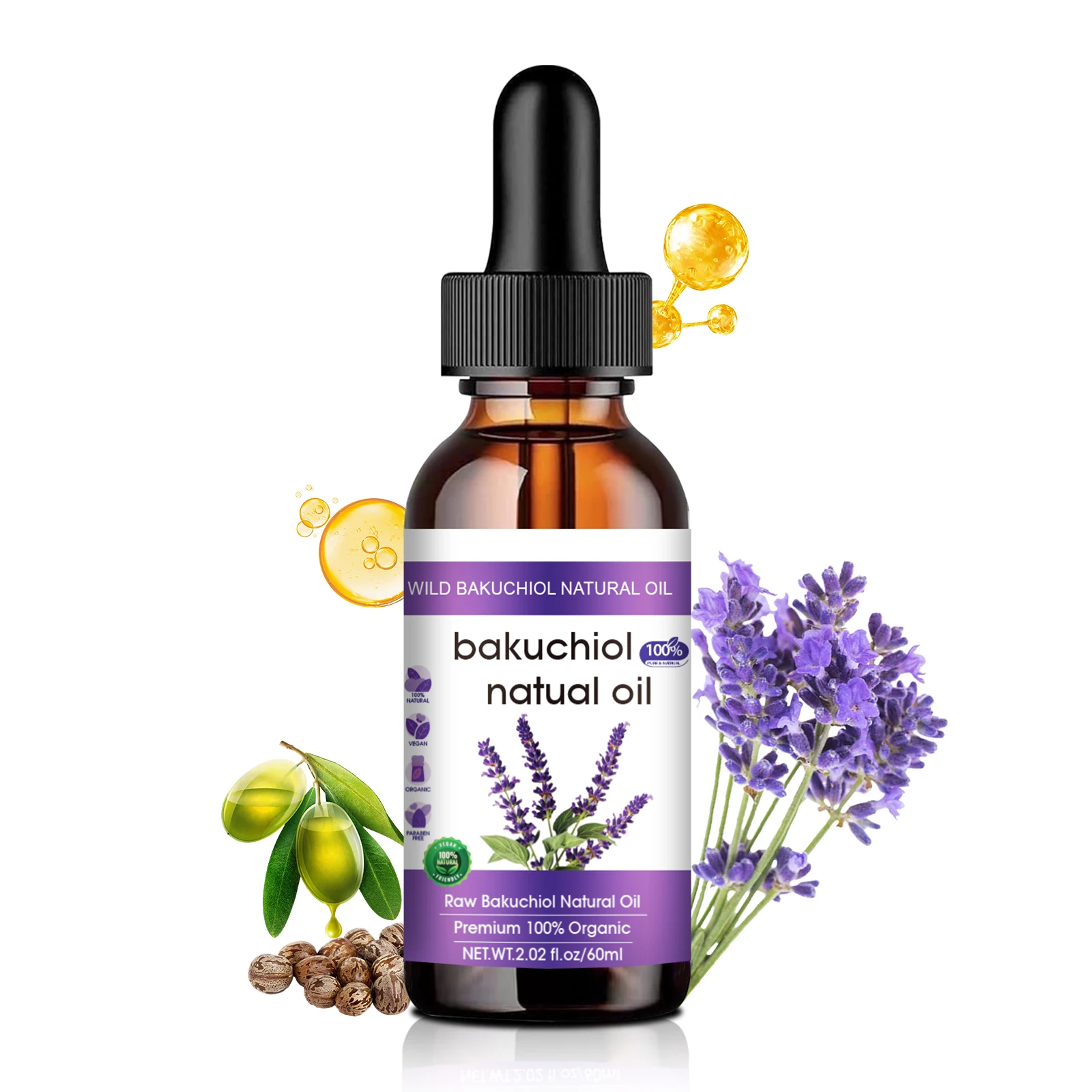 Minyak Wajah Anti-Penuaan Baku - Bakuchiol Retinol Alternative ulasan dan harga