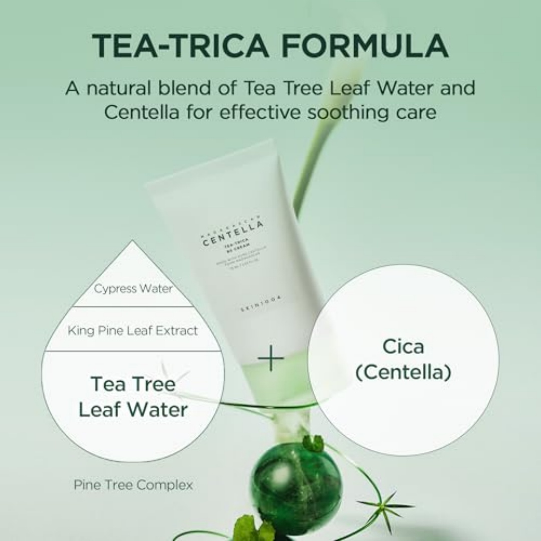 SKIN1004 Tea-Trica BS Cream Ce - Skincare Oily Skin ulasan dan harga
