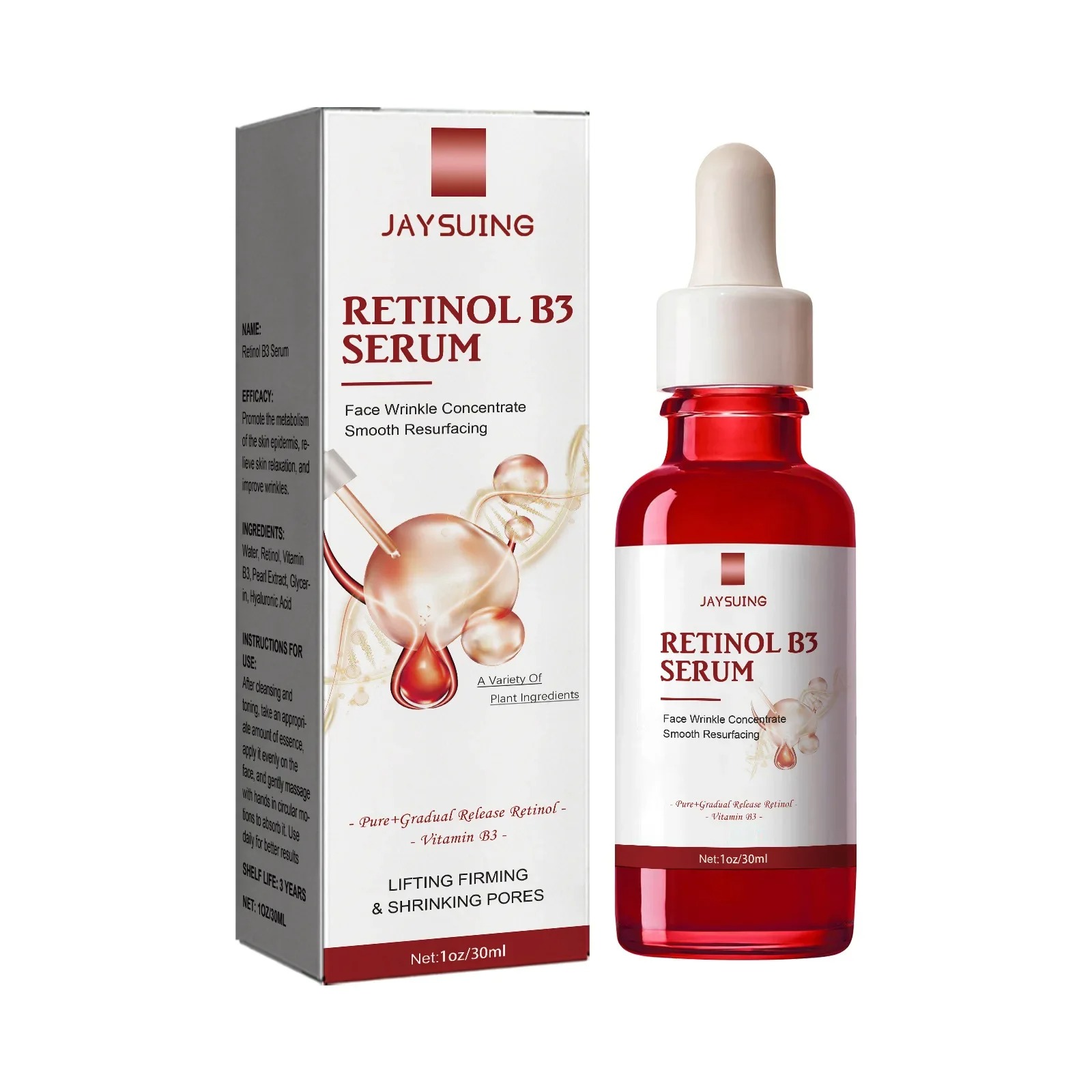 Serum penghilang w-rinkles Ess - The Ordinary Serum Hyaluronic Acid ulasan dan harga