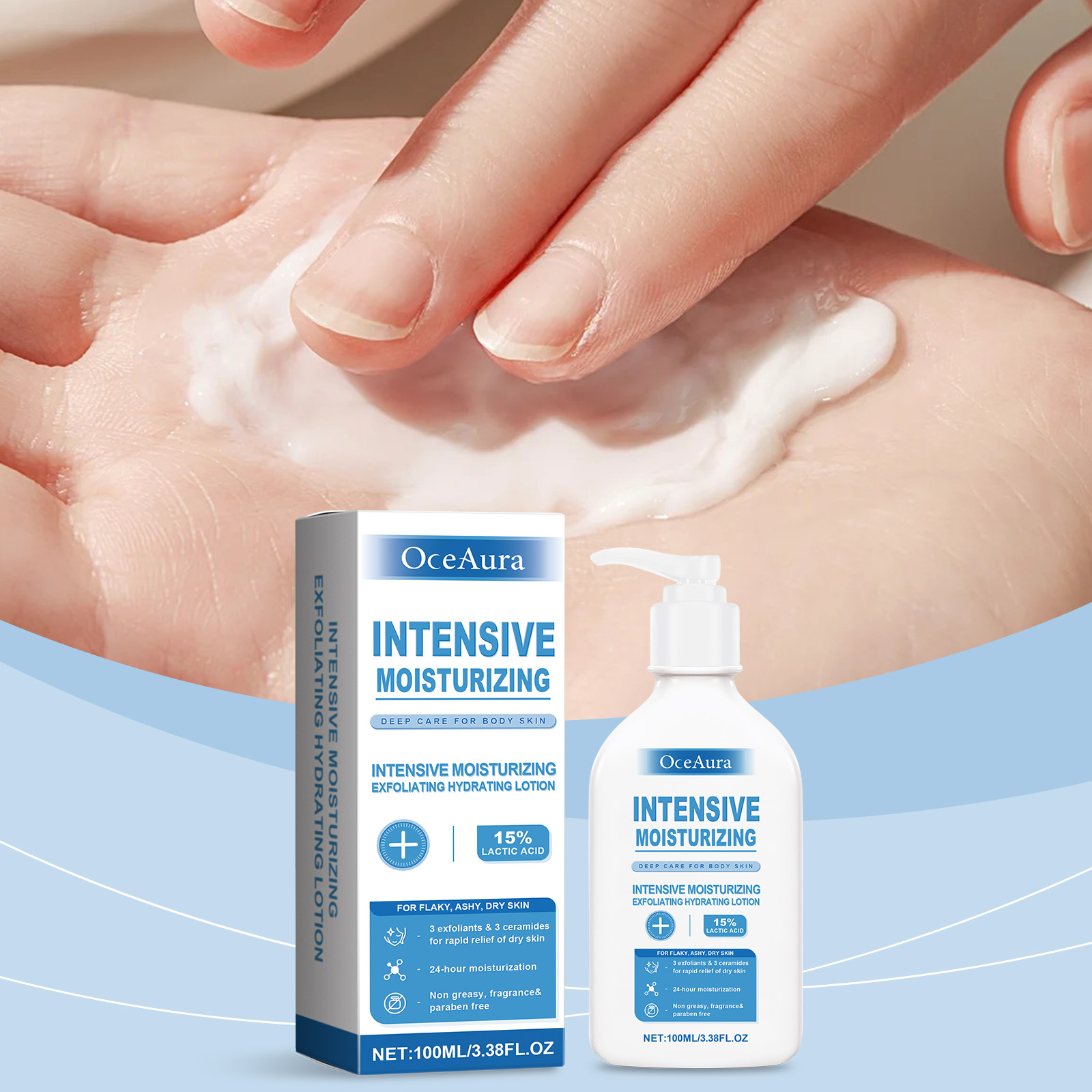 OceAura Intensive Healing Body - Urea Foot Cream ulasan dan harga