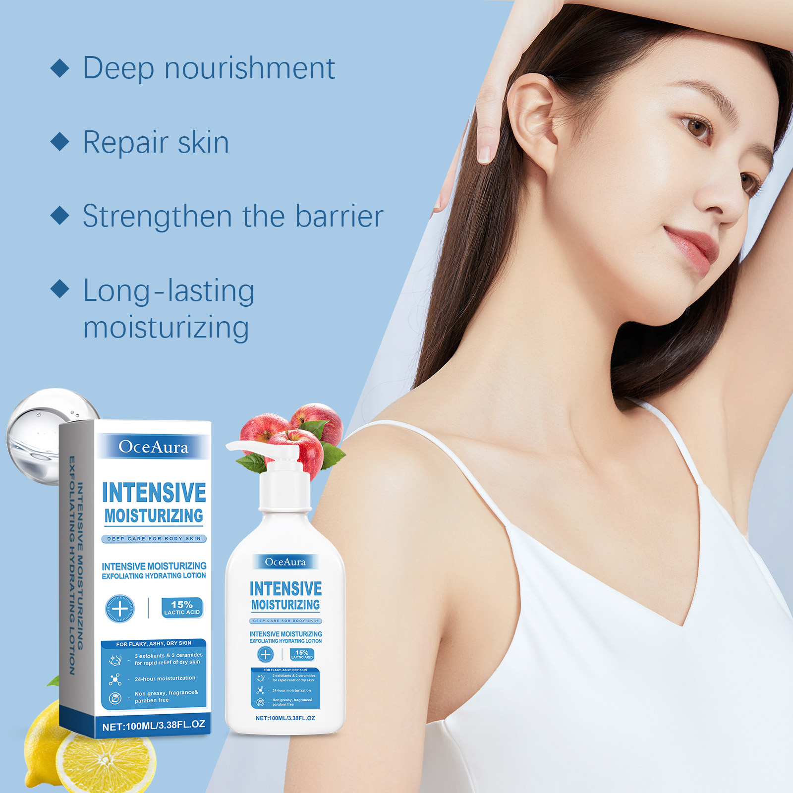 OceAura Intensive Healing Body - Urea Foot Cream ulasan dan harga