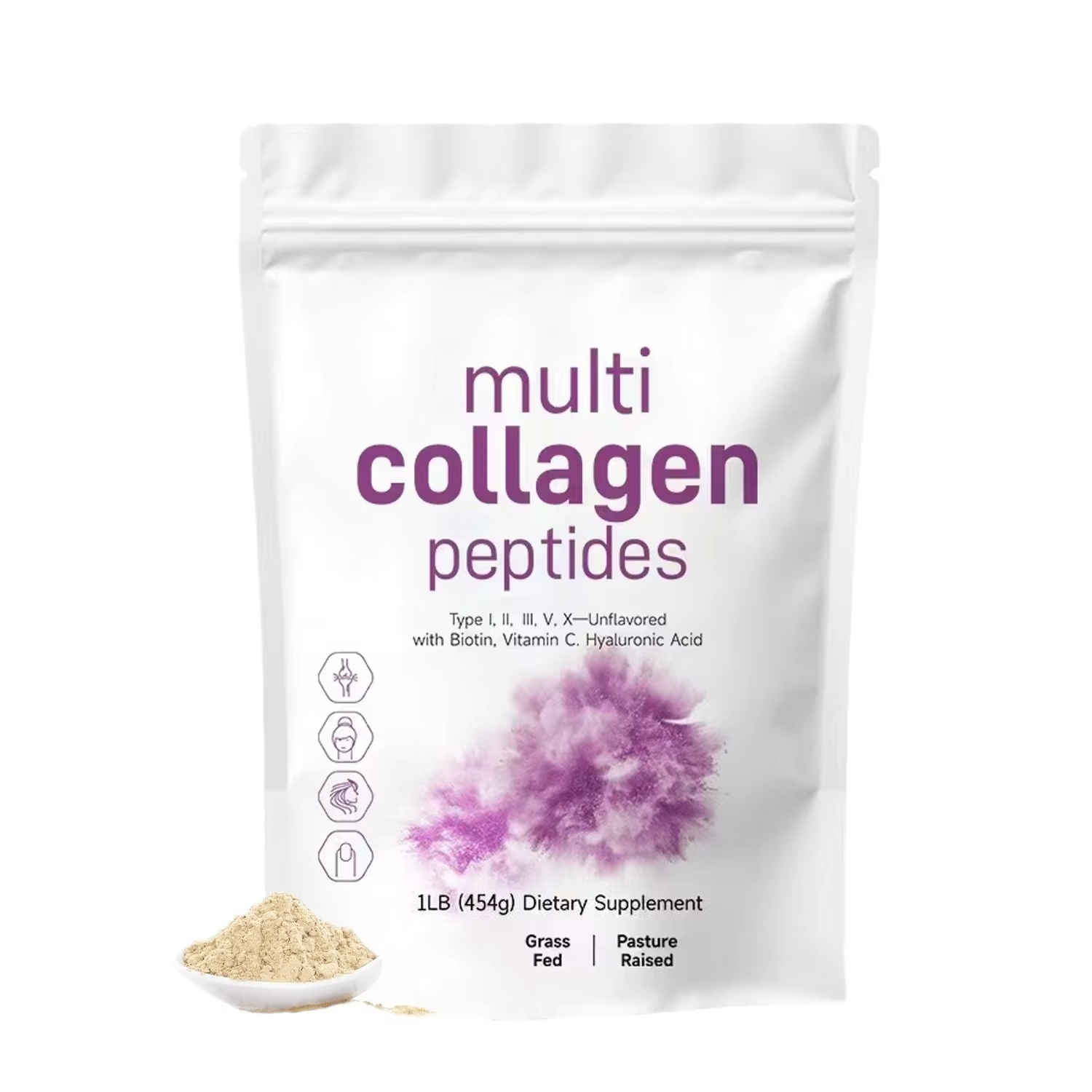 454G Multi Kolagen Peptida Bub - Vitamin C Powder ulasan dan harga