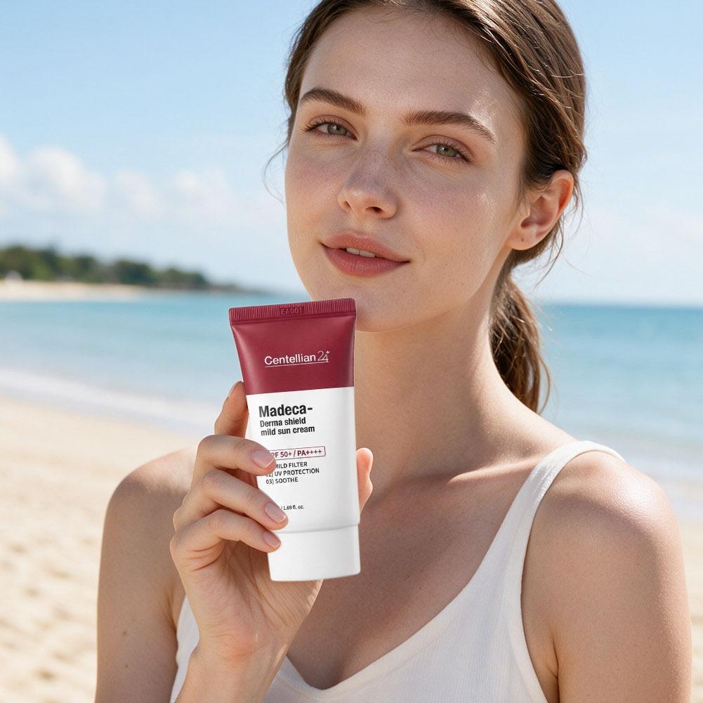 Sunscreen Mineral Centella Asi - Physical Sunscreen Mineral ulasan dan harga